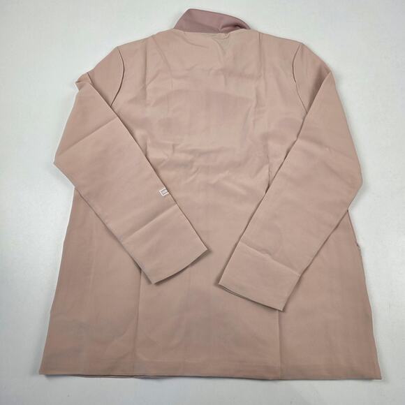 TLRD Track Top Jacket Mens Large Ashpea Pink Beige Full Zip Striped EC0927 New - Picture 10 of 11